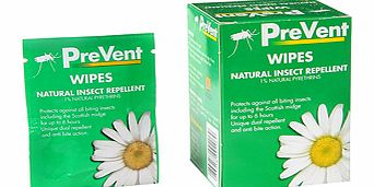 Unbranded PreVent Insect Repellent Wipes (15)