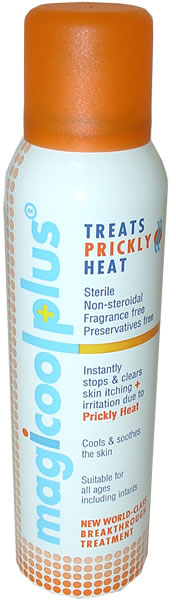 Unbranded PRICKLY HEAT - (Orange) Magicool Plus 150ml