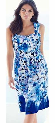 A summer highlight, this gorgeous print makes this sun dress a must have buy of the season. Featuring wide straps and invisible side zip fastening. Sundress Features: Washable 100% Viscose Length approx. 102 cm (40 ins)