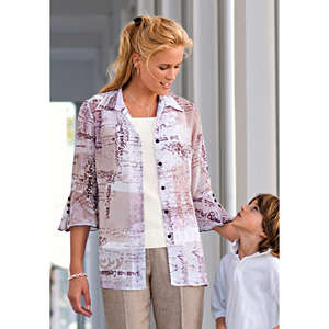 Unbranded Printed 3/4 Length Shirt