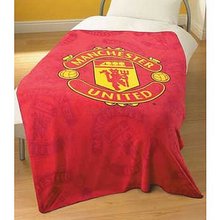 Unbranded Printed Fleece Blanket - Manchester United