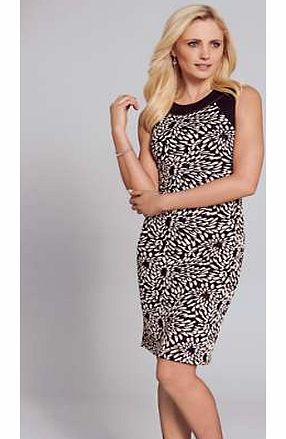 Unbranded Printed Ponte Dress