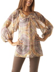 Unbranded Printed voile blouse
