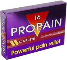 Caplet containing Paracetamol 400mg, Codeine phosp