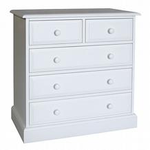 Provence White Chest of Drawers Narrow