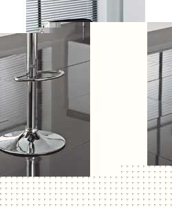 Unbranded PU Gas Lift Bar Stool Black