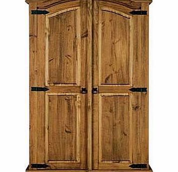 Unbranded Puerto Rico 2 Door Wardrobe - Dark