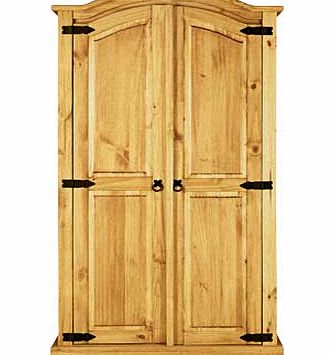 Unbranded Puerto Rico 2 Door Wardrobe - Light Pine