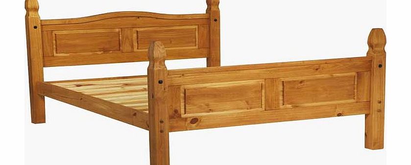 Unbranded Puerto Rico Double Bed Frame - Light Pine