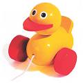 Pull Along Duckling Wooden Toy