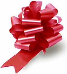 Pullbow - 2inch - Red - Pack of 20