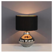 Unbranded Pumpkin Black silver table lamp