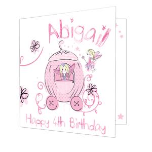 Unbranded Pumpkin Princess Card