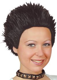 Unbranded Punk Short Spikey Black