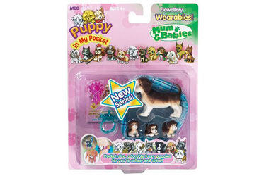 ***WEB ONLY PRICE*** Pocket size, adorable fuzzy puppies for you to collect and wear!