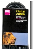Pure Tone Three Metre Guitar Lead With Pro Jack Plugs
