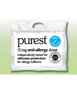 Unbranded Purest Natural Anti Allergy 12 Tog Double Duvet