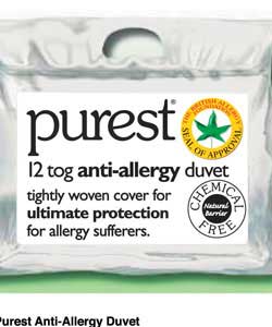 Unbranded Purest Natural Anti Allergy 12 Tog Single Duvet
