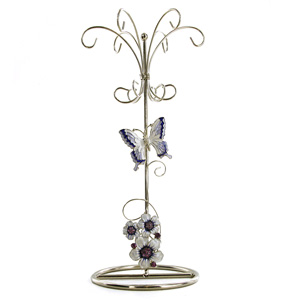 Unbranded Purple Butterfly Jewellery Stand