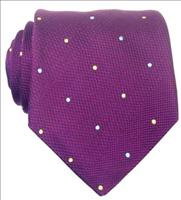 Unbranded Purple Dotted Necktie by Timothy Everest