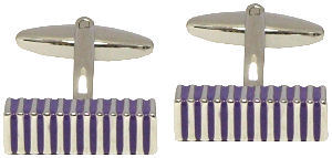 Unbranded Purple Lines Cufflinks