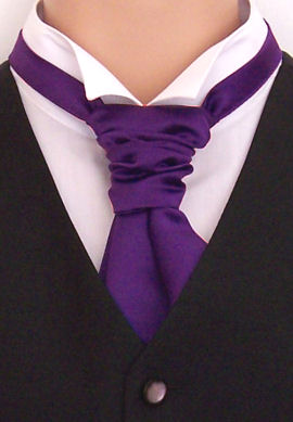 Unbranded Purple Scrunchie Cravat