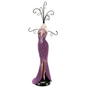 Unbranded Purple Sparkly Dress Jewellery Hanger