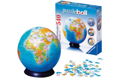 Unbranded Puzzleball - The World Map