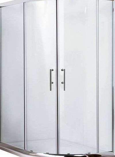 Unbranded Quadrant Bathroom Shower Enclosure 760mm X 900mm