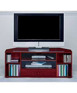 Overall size (H)43.2, (W)110, (D)40.3cm.Internal dimensions for TV/Satellite equipment x 2 (H)12.7, 