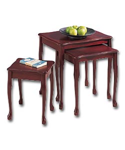 Queen Anne Style Nest of Tables