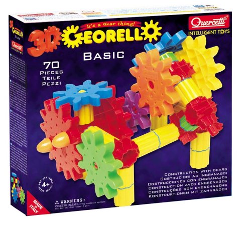 Quercetti - 3D Gears Starter Set- Treasure Trove