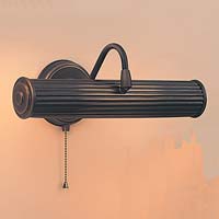 Quest Medium Picture Light Antique Brass Finish