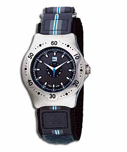 Quicksilver Gents Blue and Black Fast Strap Watch