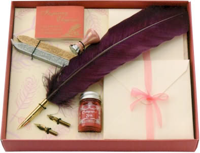Unbranded Quill Correspondence Gift Set