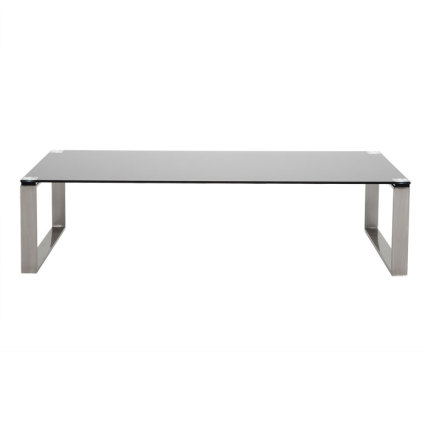 Unbranded Quin Glass Rectangular Coffee Table