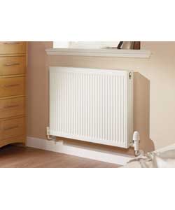 Unbranded Quinn Ideal Double Convector Radiator - White - 300 x 1600mm