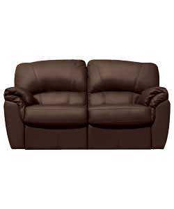 Unbranded Quinn Reg Recliner Sofa- Chocolate