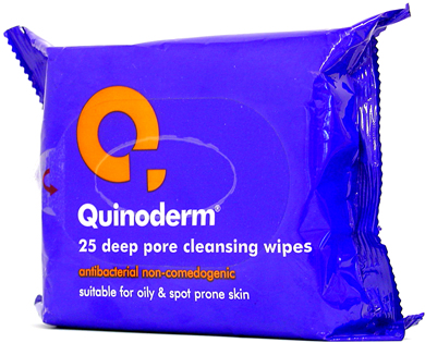 Quinoderm Anti Bacterial Cleansing Wipes x25