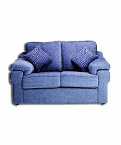 Quinton Blue Regular Sofa
