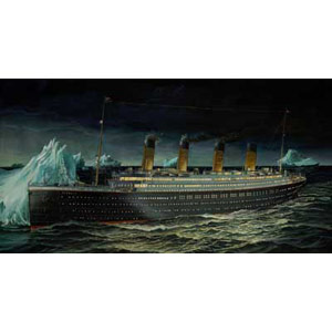 R.M.S. Titanic plastic kit from German Specialists Revell. The Titanic - one of the most up-to-date 