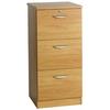 R White 3 Drawer Filing Cabinet M-3DF