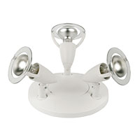 240V. For ceilings or walls. IP20 Polycarbonate with clear acrylic, decorative ring