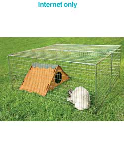 Unbranded Rabbit Run with Shelter