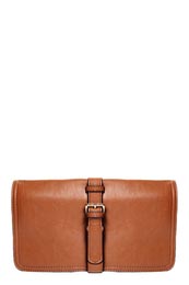 Unbranded Rabia Buckle and Zip Clasp Clutch