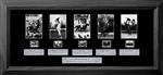 Unbranded Racehorses - Deluxe Sports Cell: 245mm x 540mm (approx). - black frame with black mount