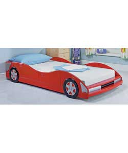 Unbranded Racing Car Single Bed with Comfort Mattress