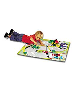 Racing Car Transporter Set