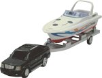 Radio Control Cadillac & Boat 1:64 Scale, Impact toy / game
