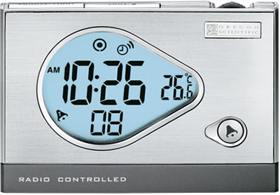Radio-controlled Travel Alarm Clock